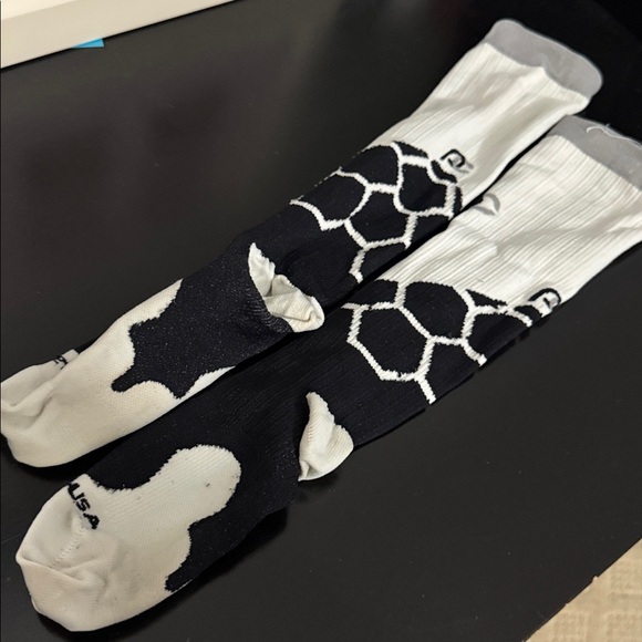 Pro Compression Marathon Socks Soccer Print S/M EUC - Picture 1 of 4